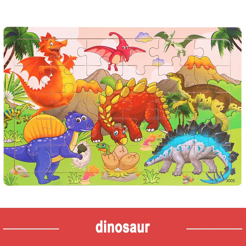 Intellectual Wooden Jigsaw Puzzles