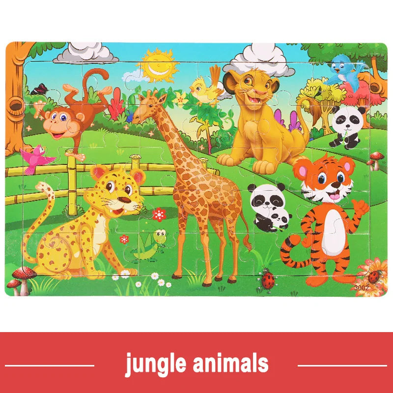 Intellectual Wooden Jigsaw Puzzles