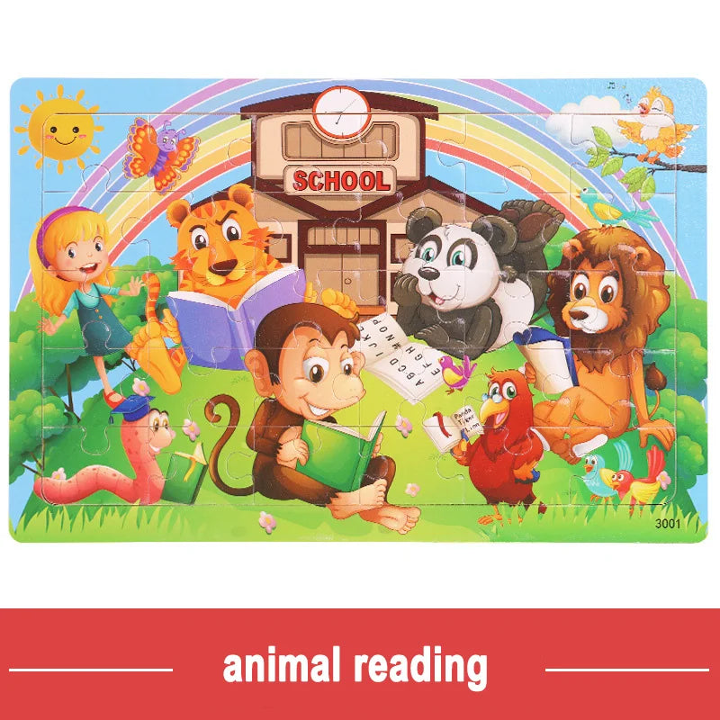 Intellectual Wooden Jigsaw Puzzles