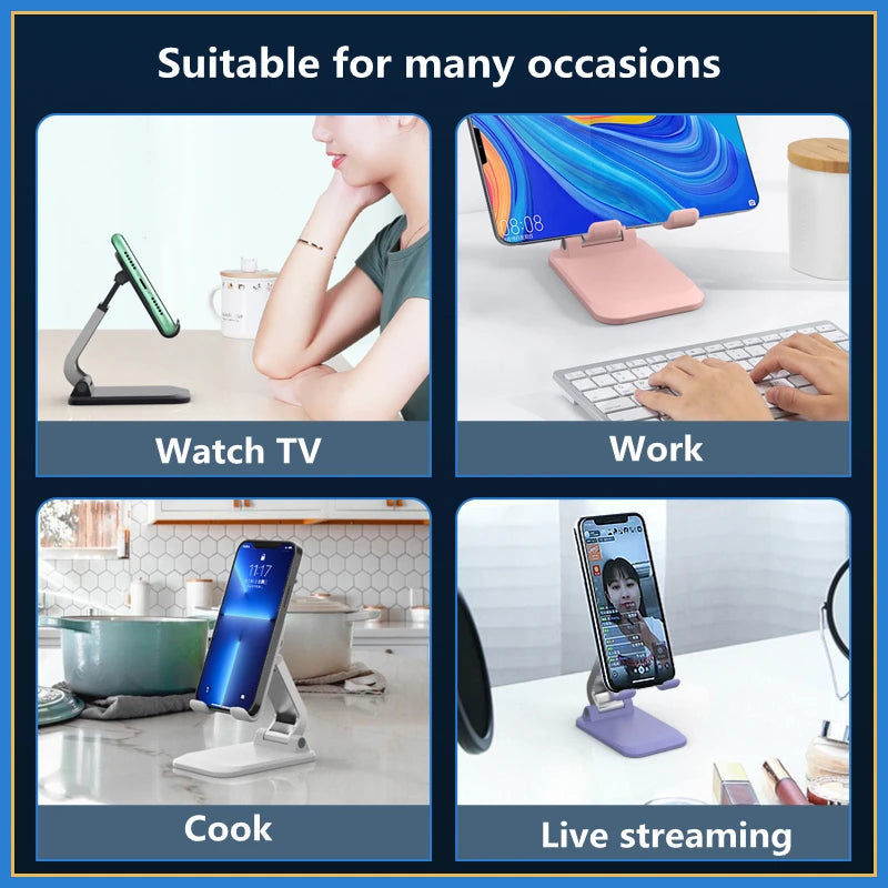 Foldable Desktop Stand For iPad or iPhone