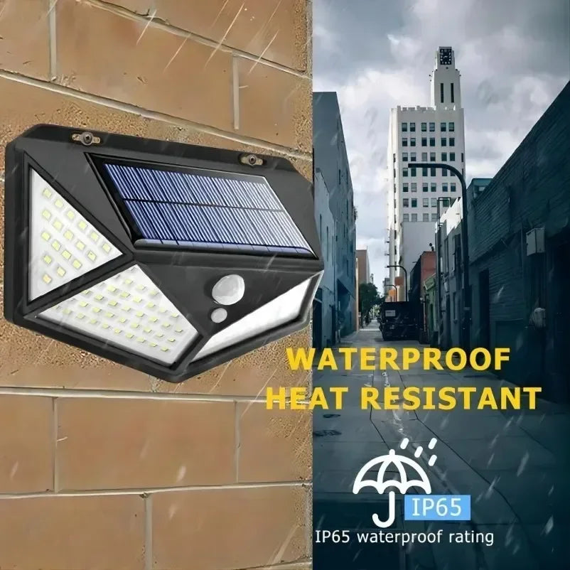 Multifunctional Outdoor Solar Powered LED Spotlight with Motion Sensor