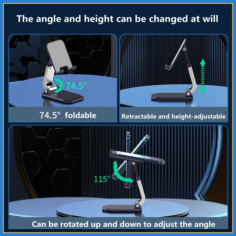 Foldable Desktop Stand For iPad or iPhone