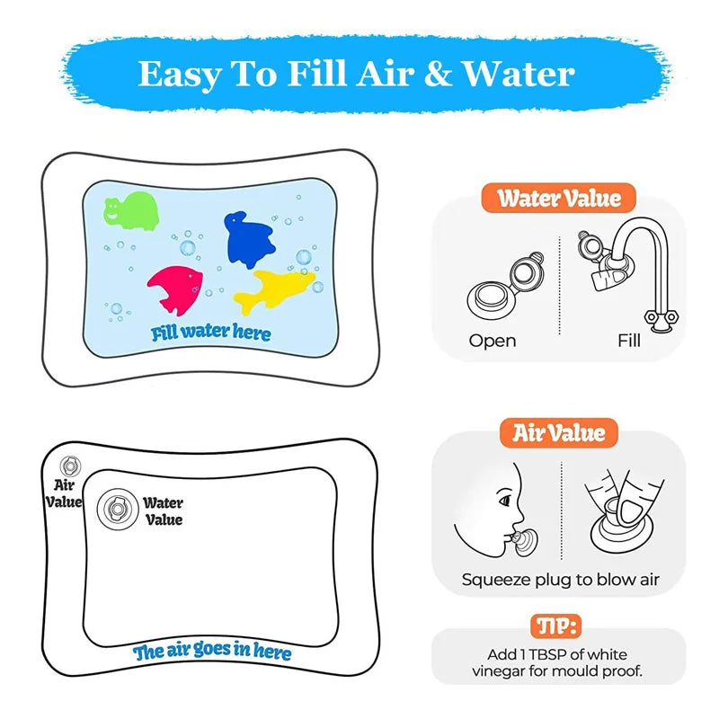 Inflatable Water Cushion Baby Play Mat