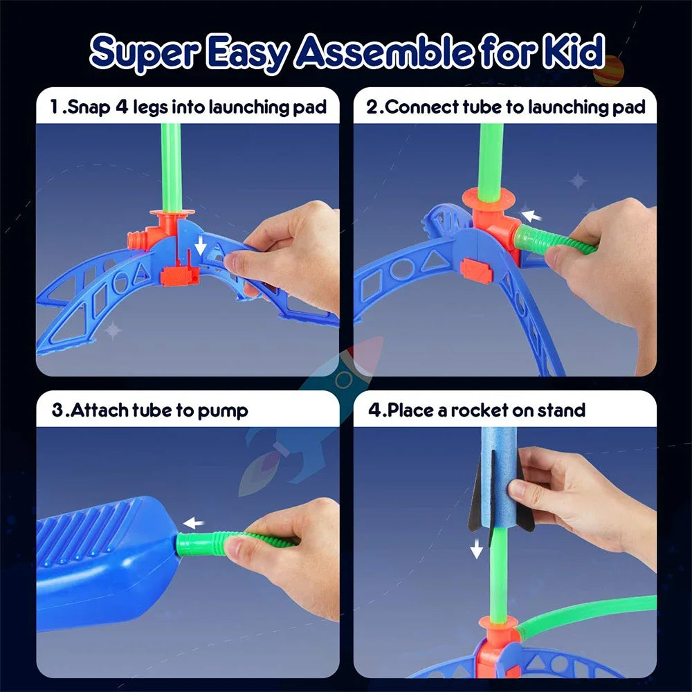 Air Powered Rocket Launcher