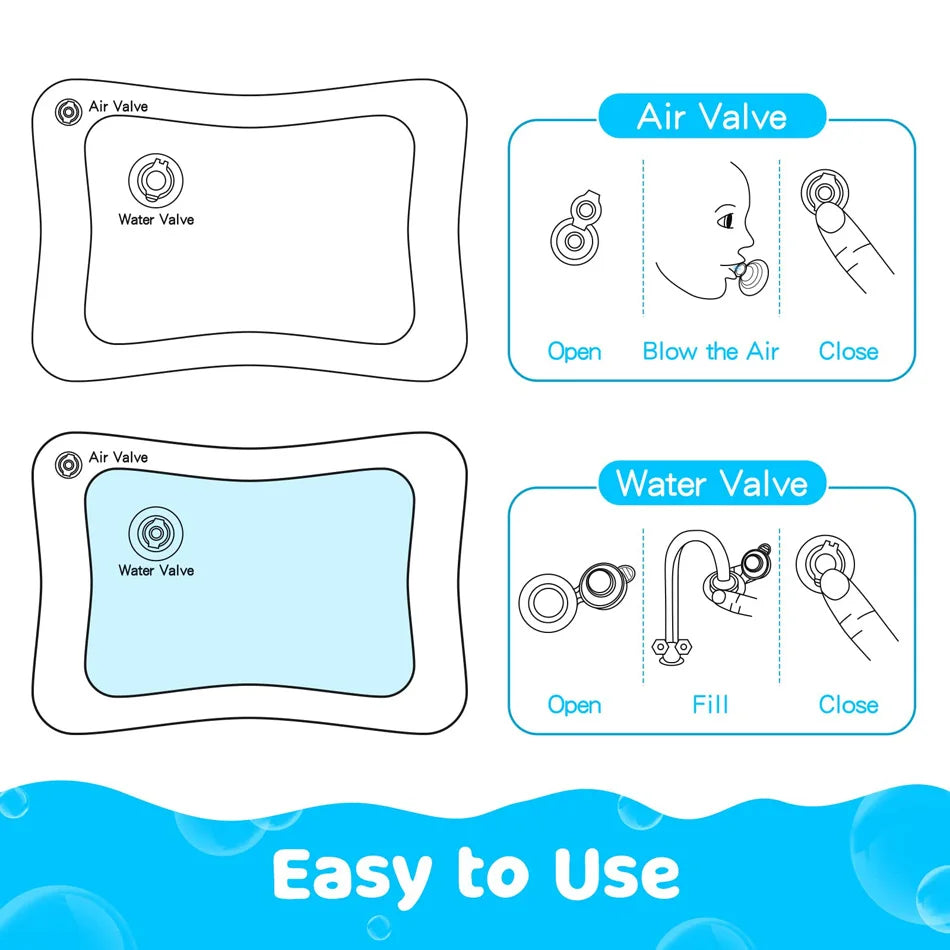 Inflatable Water Cushion Baby Play Mat