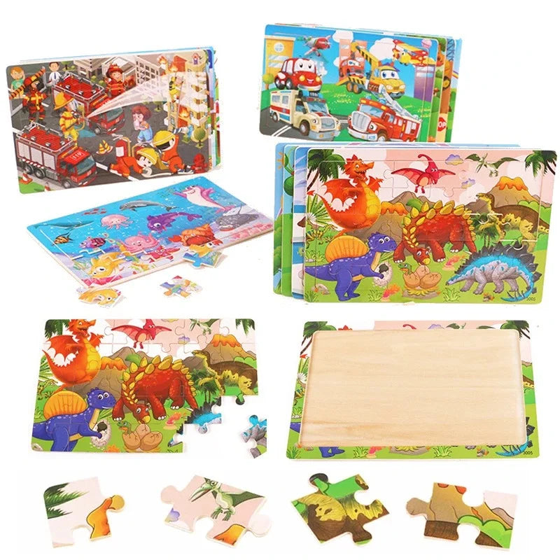 Intellectual Wooden Jigsaw Puzzles