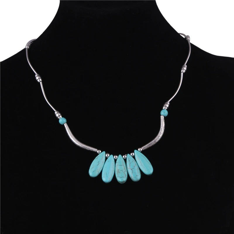 Handmade Silver and Turquoise Necklaces