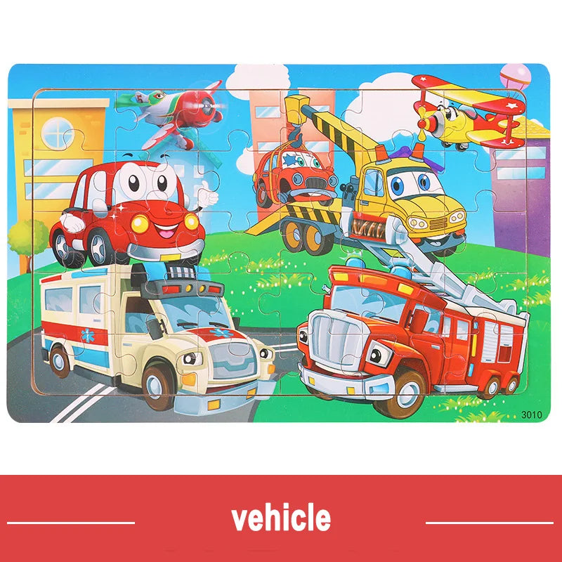 Intellectual Wooden Jigsaw Puzzles