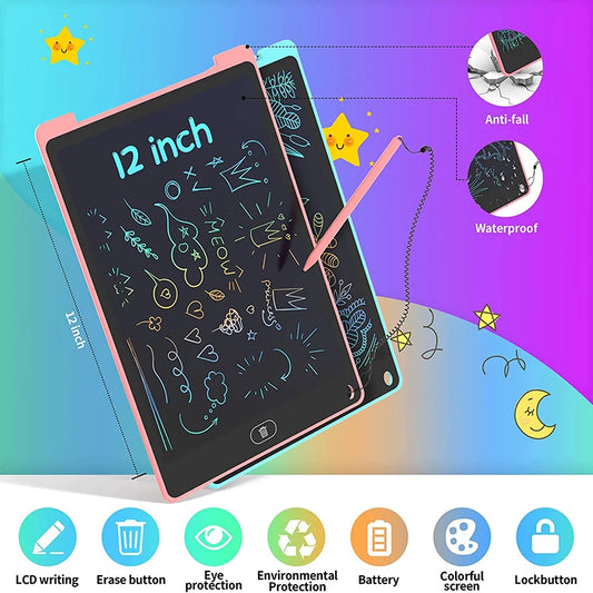 8.5 and 12 inch Writing Board / Drawing Tablet with LCD Screen