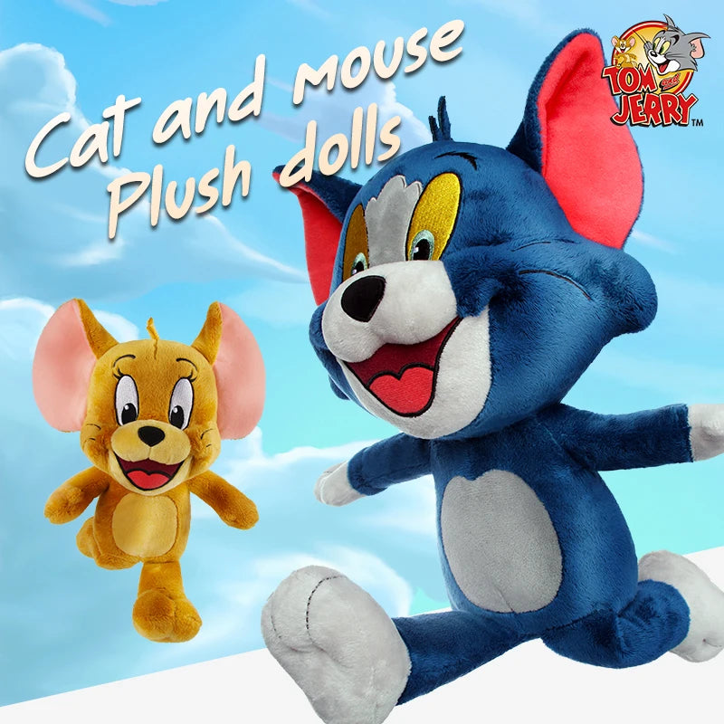 Authentic stuffed cat and mouse toys