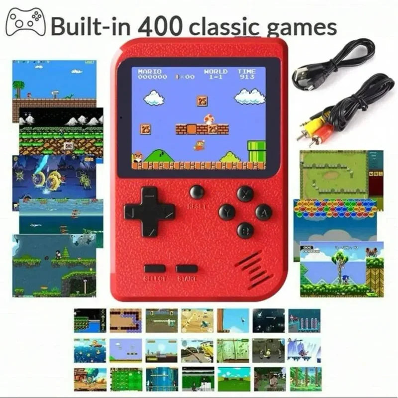 Retro Classic Handheld Game Console With 400 Game