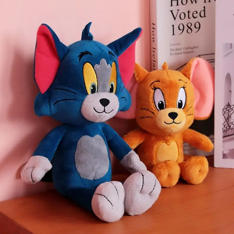 Authentic stuffed cat and mouse toys