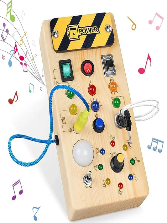 Kids Early Education Toys Electronic Wooden Sensory