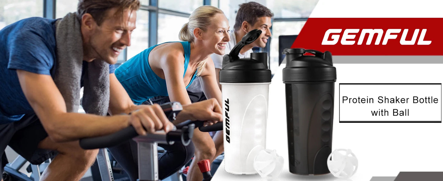 Shaker Bottles Drink Cup with Mixer Ball