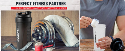 Shaker Bottles Drink Cup with Mixer Ball