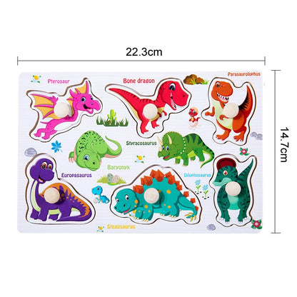 Early Education Easy Grasp Wooden Puzzles