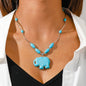 Handmade Silver and Turquoise Necklaces