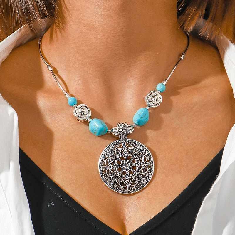 Handmade Silver and Turquoise Necklaces