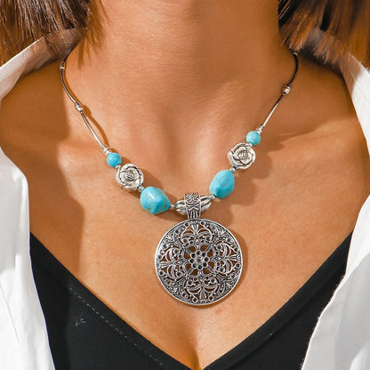Handmade Silver and Turquoise Necklaces