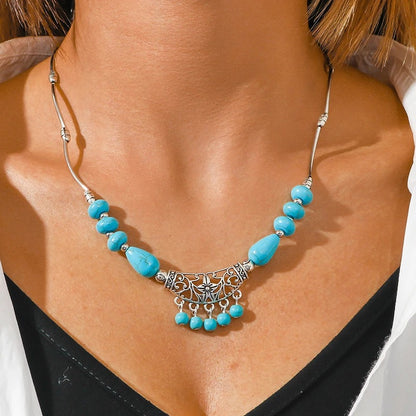 Handmade Silver and Turquoise Necklaces