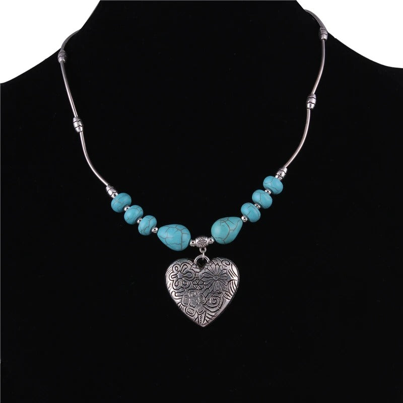 Handmade Silver and Turquoise Necklaces