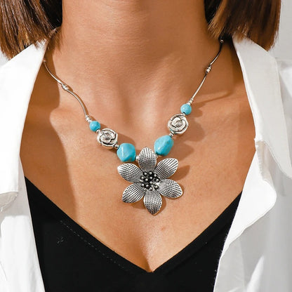 Handmade Silver and Turquoise Necklaces